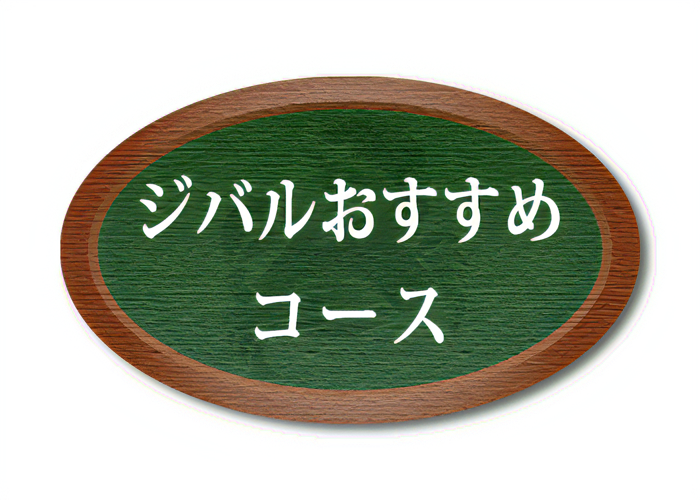 ジバルおすすめコース